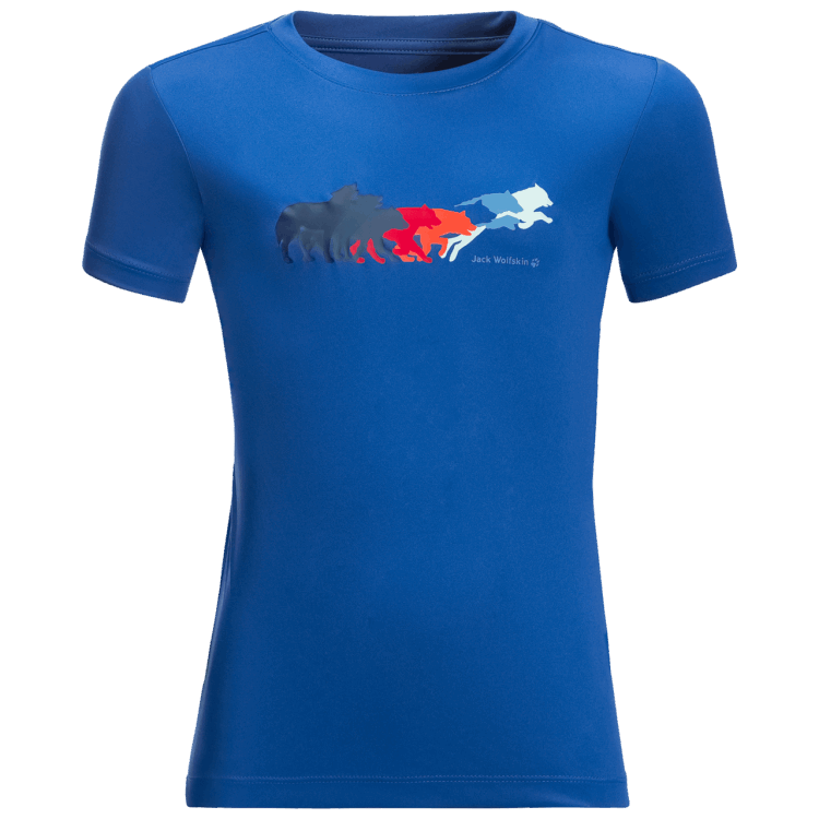 Brand Jack Wolfskin Kid's Jumping Wolf T Coastal Blue Origin