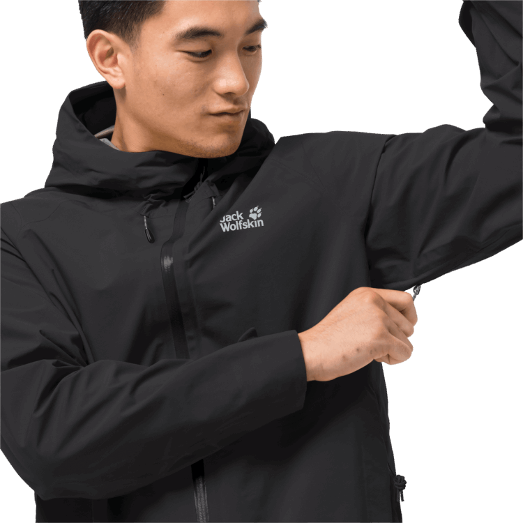 Collection Men's Highest Peak Jacket Brand Jack Wolfskin Black
