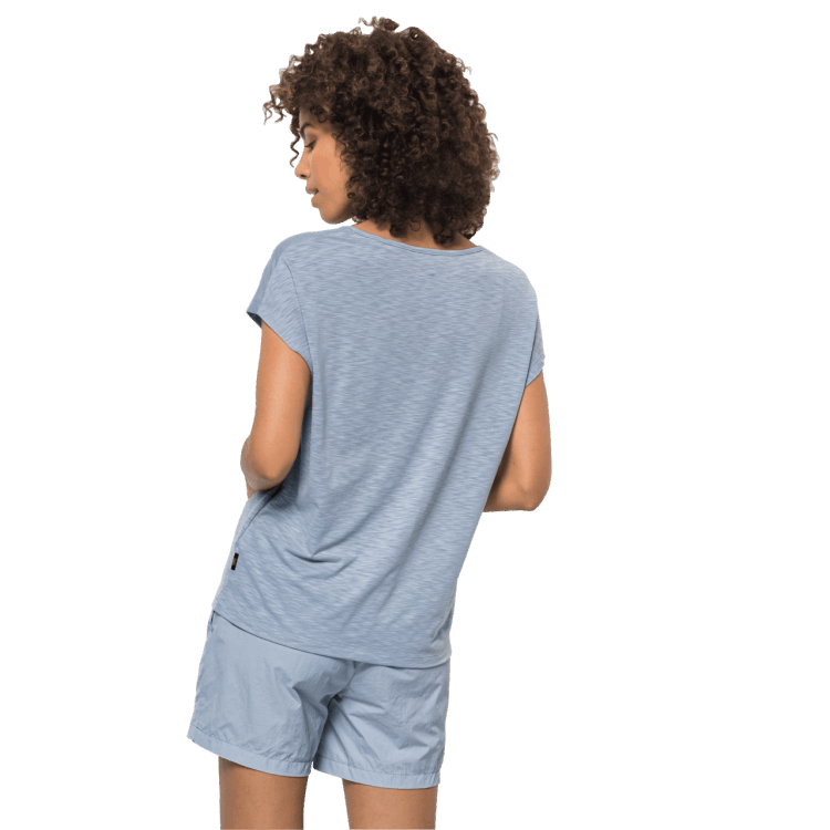 Fashion Brand Jack Wolfskin Blue Fog Women's Travel T