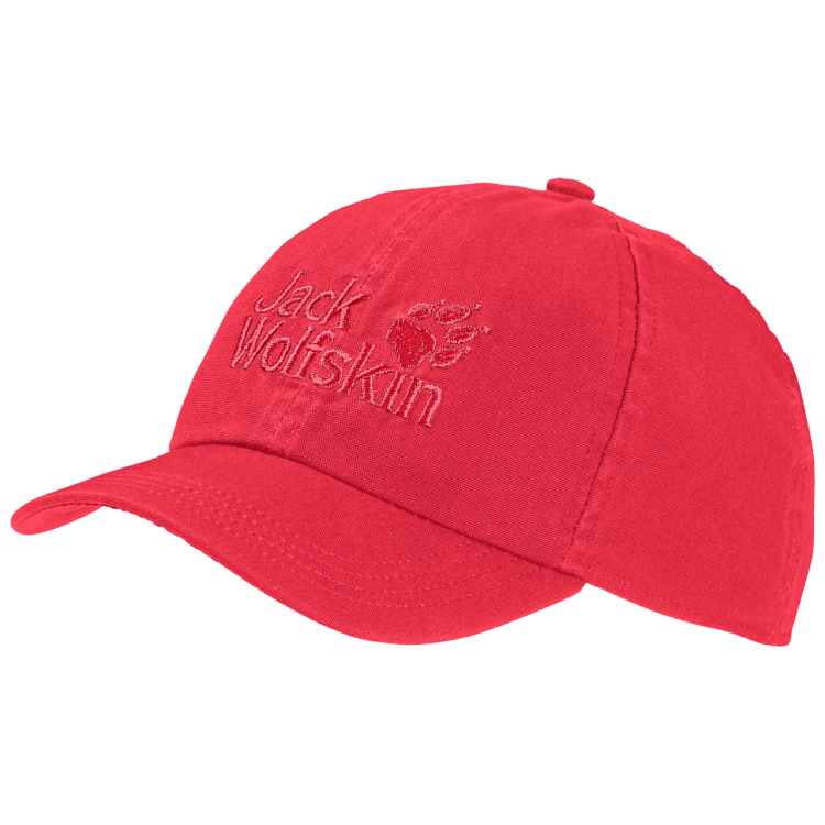 Brand Jack Wolfskin Origin Kid's Baseball Cap Tulip Red
