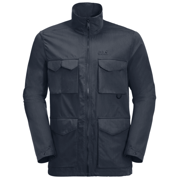 Men's Lakeside Trip Jacket Brand Jack Wolfskin Collection Night Blue
