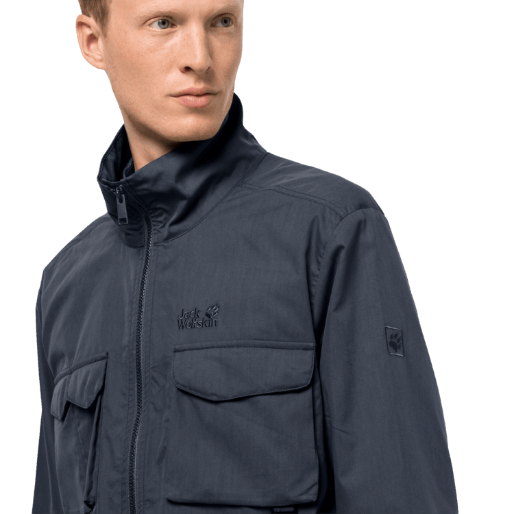 Men's Lakeside Trip Jacket Brand Jack Wolfskin Collection Night Blue