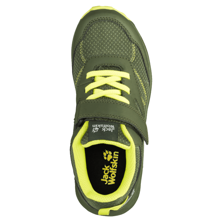 Green-Lime Brand Jack Wolfskin Kid's Woodland Low Vc New