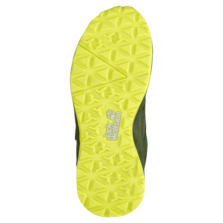 Green-Lime Brand Jack Wolfskin Kid's Woodland Low Vc New