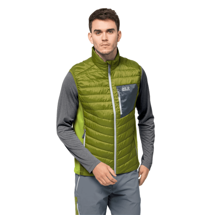 Brand Jack Wolfskin Men's Routeburn Vest Golden Cypress