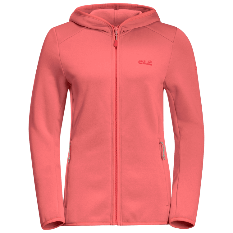 Women's Turbulence Fleece Desert Rose Brand Jack Wolfskin