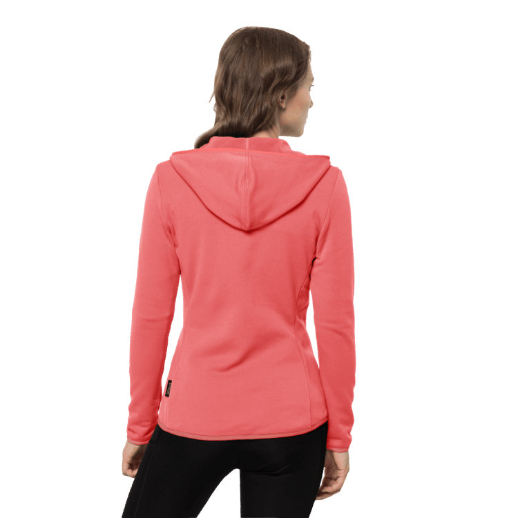 Women's Turbulence Fleece Desert Rose Brand Jack Wolfskin