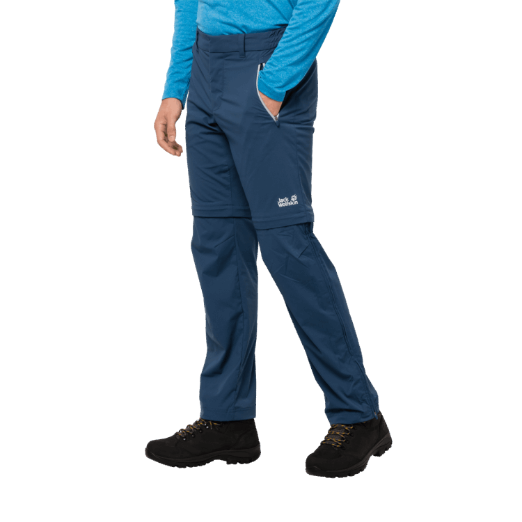 Origins Brand Jack Wolfskin Men's Overland Zip Away Thunder Blue
