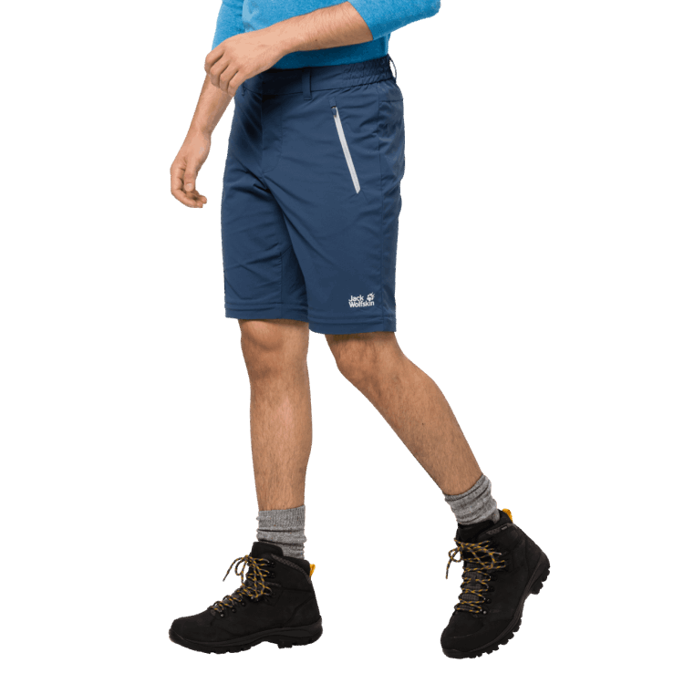 Origins Brand Jack Wolfskin Men's Overland Zip Away Thunder Blue
