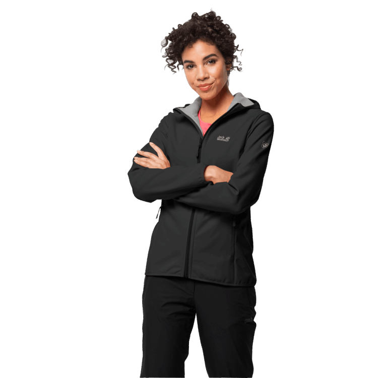 Origin Black Women's Northern Point Brand Jack Wolfskin