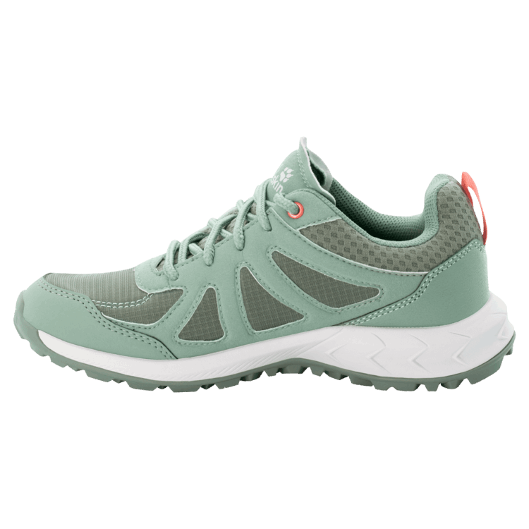 Origin Light Green-White Brand Jack Wolfskin Women's Woodland 2 Texapore Low