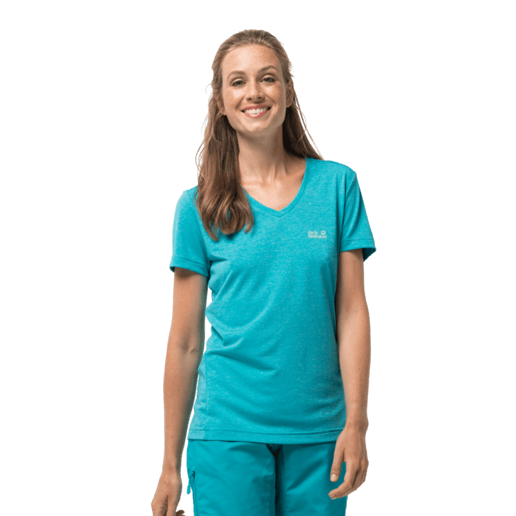 Dark Aqua Brands Women's Crosstrail T Brand Jack Wolfskin