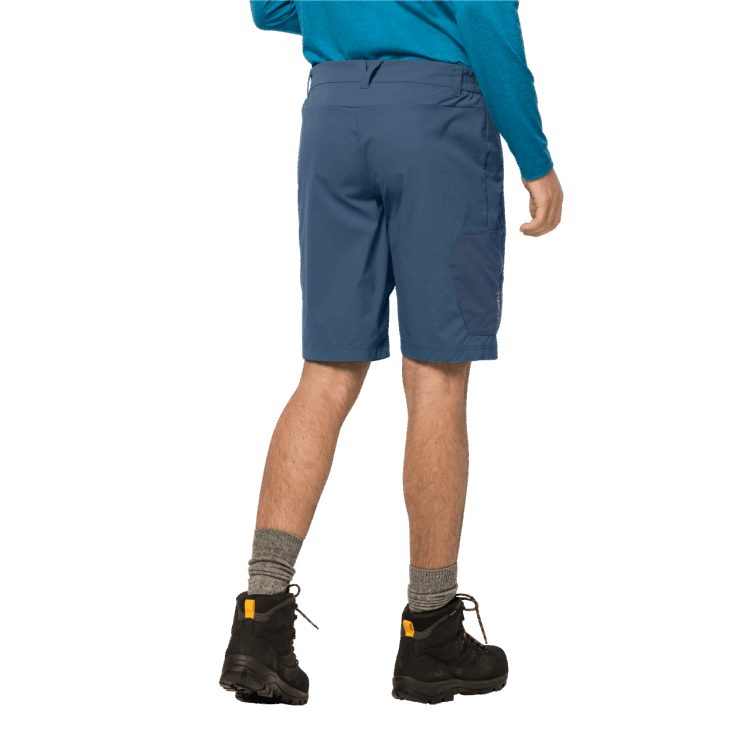 Men's Overland Shorts Thunder Blue Brand Jack Wolfskin Best