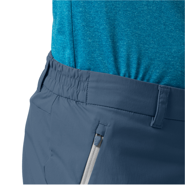 Men's Overland Shorts Thunder Blue Brand Jack Wolfskin Best