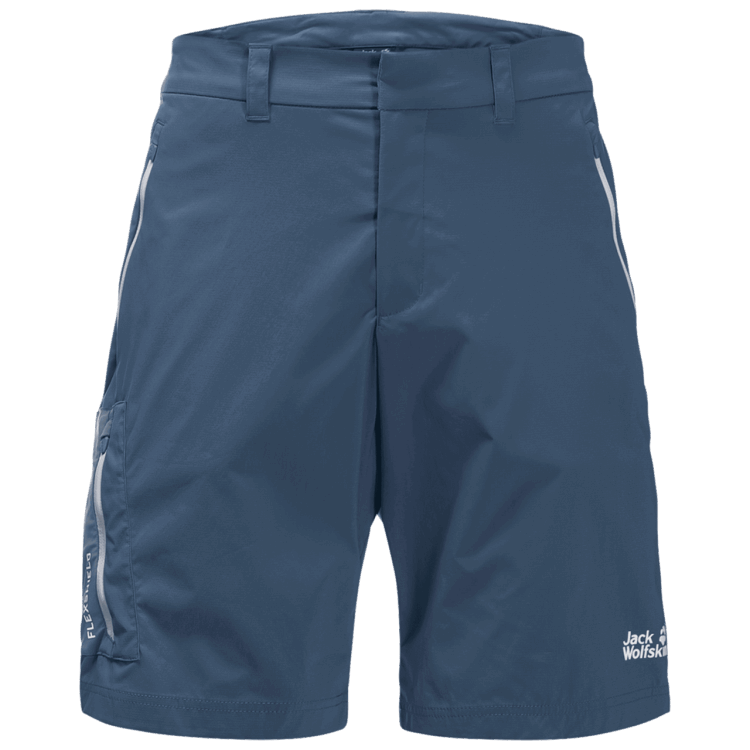 Men's Overland Shorts Thunder Blue Brand Jack Wolfskin Best