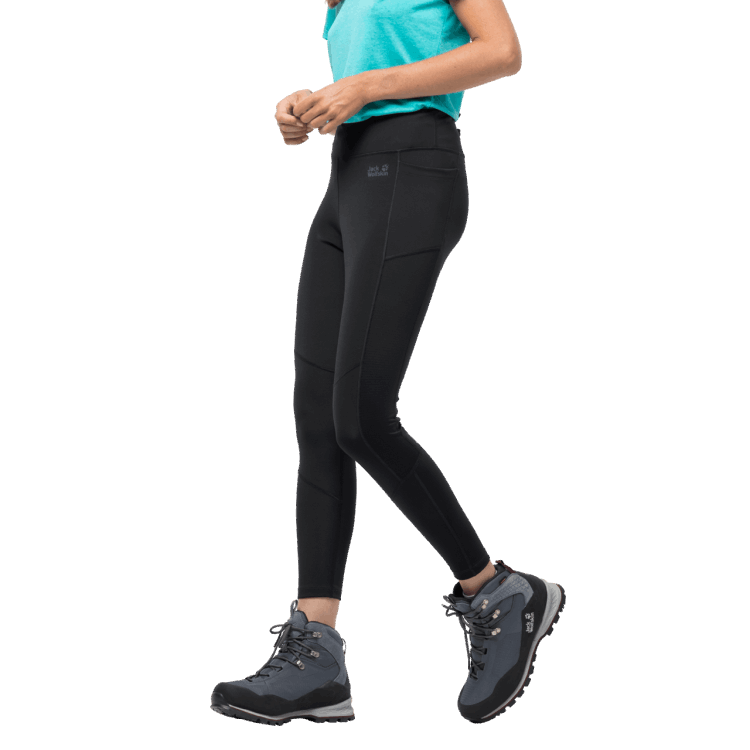 Brand Jack Wolfskin Black Women's Hike Lite Tight Origin