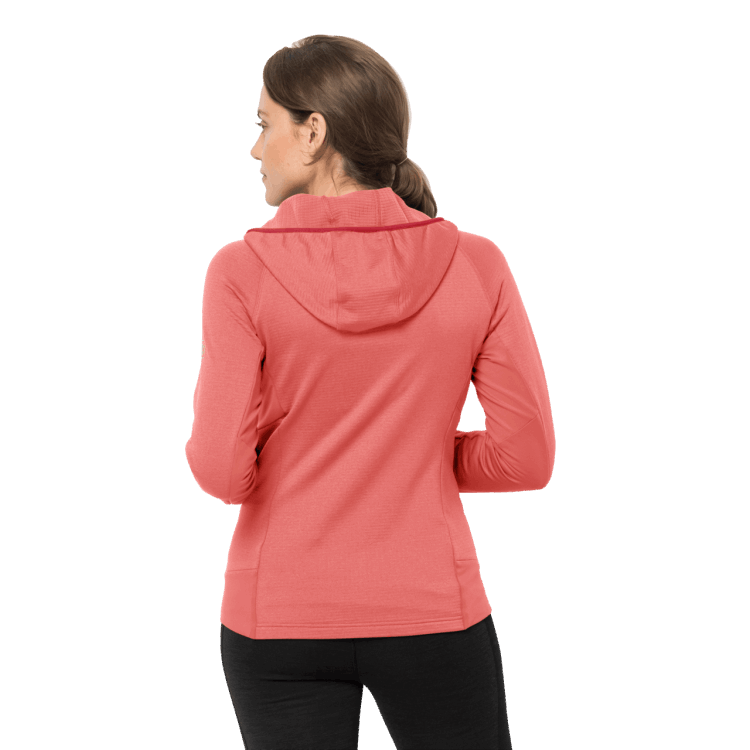 Women's Hydro Grid Fleece Desert Rose Origin Brand Jack Wolfskin