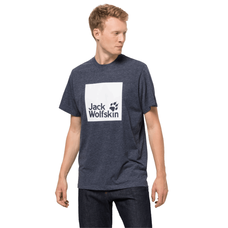 Night Blue New Men's Ocean Logo T Brand Jack Wolfskin