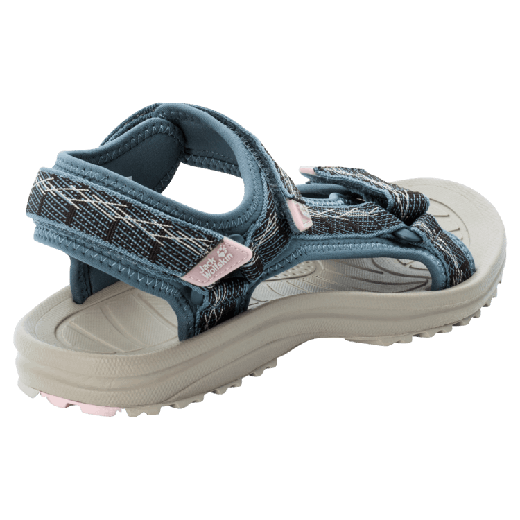 Brand Jack Wolfskin Bluish Grey-Rose Brand WAVE BREAKER W