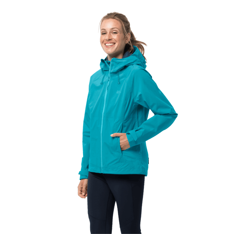 Women's Highest Peak Jacket Brands Brand Jack Wolfskin Dark Cyan