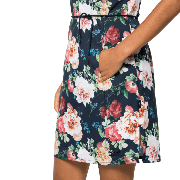 Night Blue All Over Brand Jack Wolfskin Best Tioga Road Flower Dress
