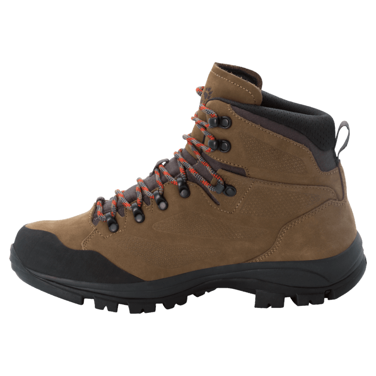 Men's Rebellion Texapore Mid Origins Brown-Phantom Brand Jack Wolfskin