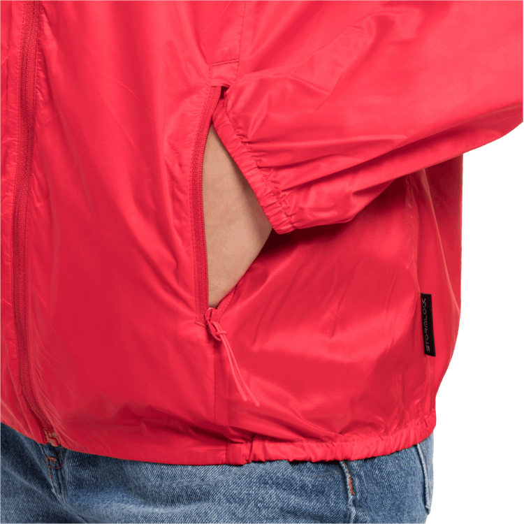 Origin Tulip Red Brand Jack Wolfskin Women's Pack & Go Windshell