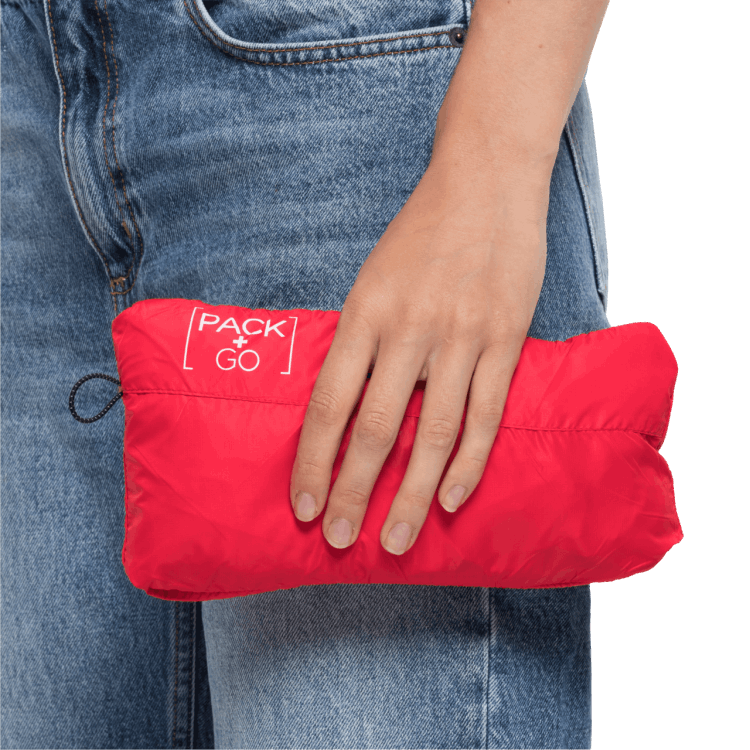 Origin Tulip Red Brand Jack Wolfskin Women's Pack & Go Windshell