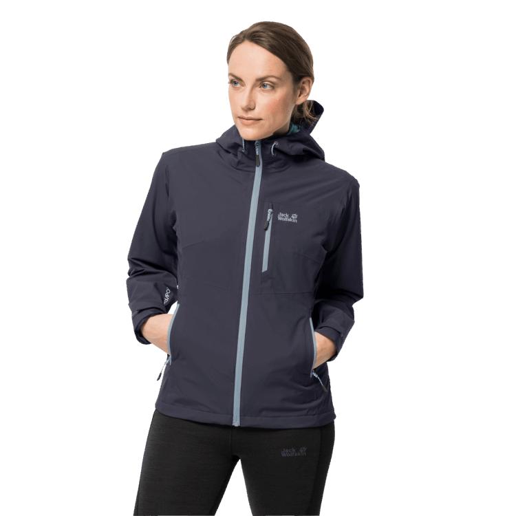Graphite Fashion Women's Eagle Peak Jacket Brand Jack Wolfskin