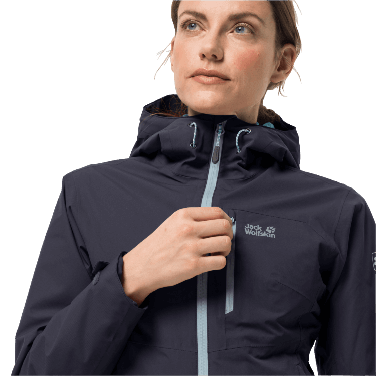 Graphite Fashion Women's Eagle Peak Jacket Brand Jack Wolfskin
