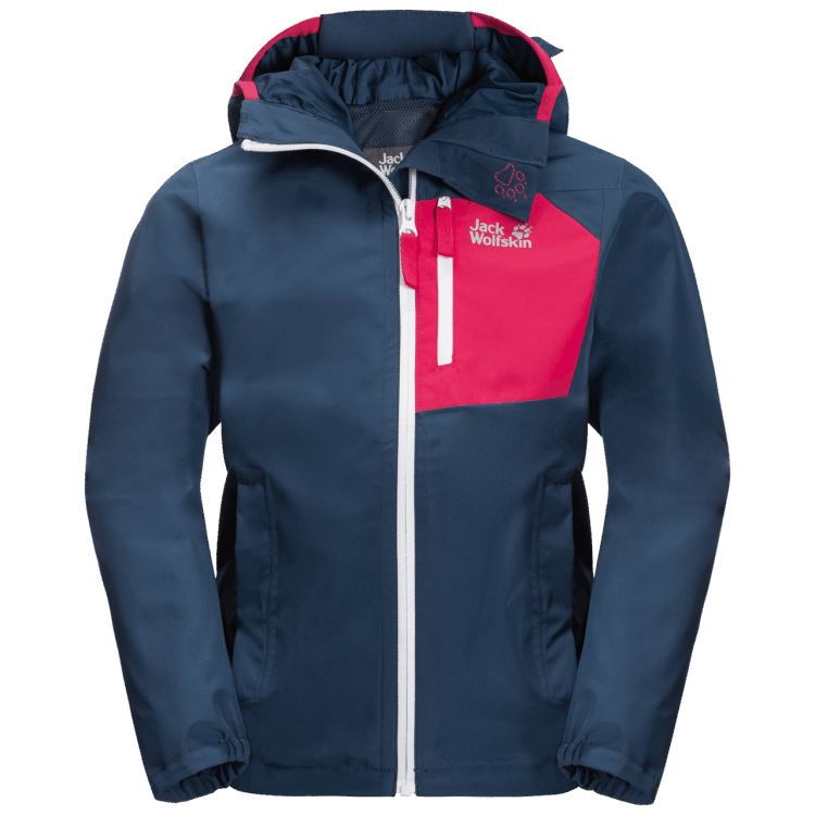 Brand Dark Indigo Kid's Active Hike Jacket Brand Jack Wolfskin