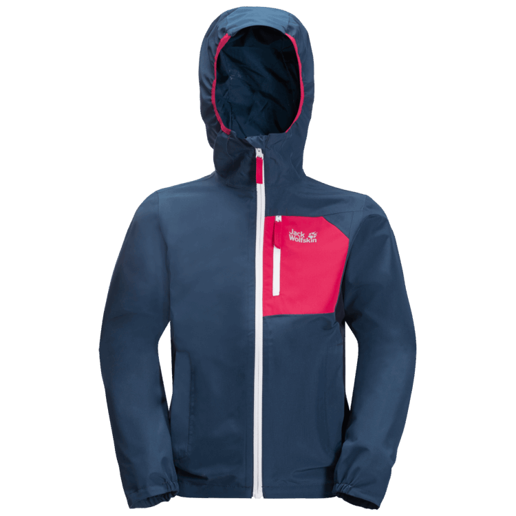 Brand Dark Indigo Kid's Active Hike Jacket Brand Jack Wolfskin