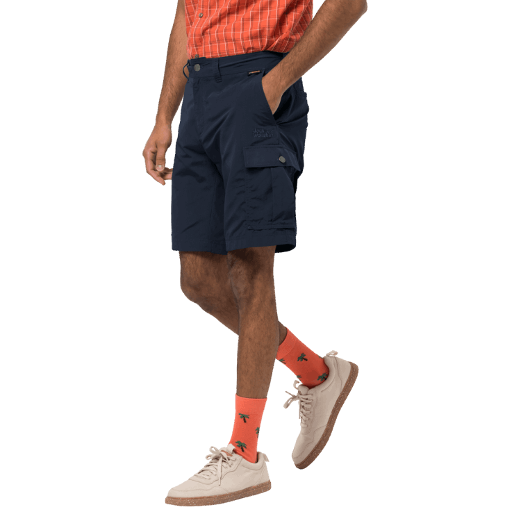 Night Blue Hot Brand Jack Wolfskin Canyon Cargo Shorts