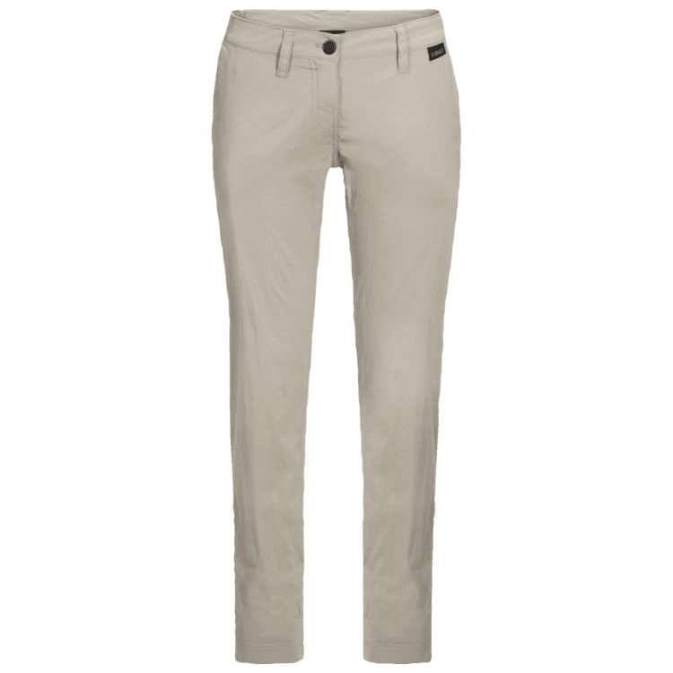 Fashion Women's Desert Roll-Up Pants Dusty Grey Brand Jack Wolfskin