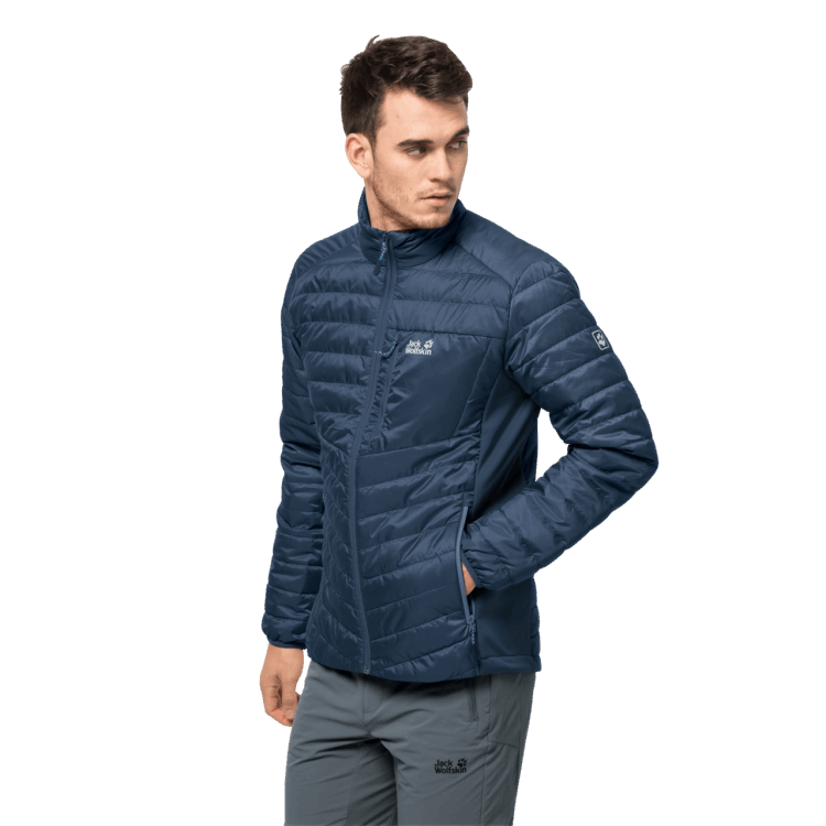 Men's Routeburn Jacket Origin Thunder Blue Brand Jack Wolfskin
