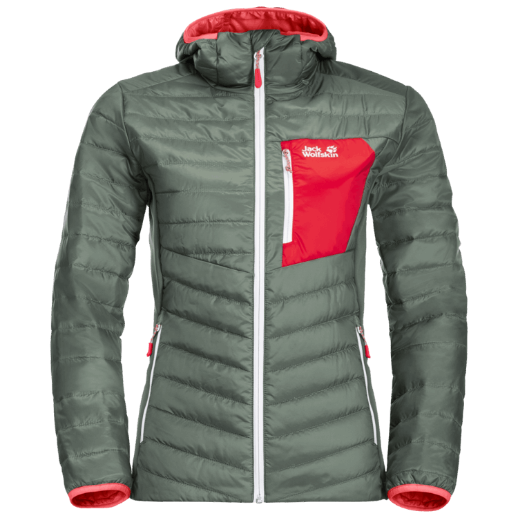 Best Brand Jack Wolfskin Women's Routeburn Jacket Hedge Green