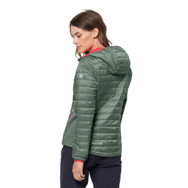 Best Brand Jack Wolfskin Women's Routeburn Jacket Hedge Green