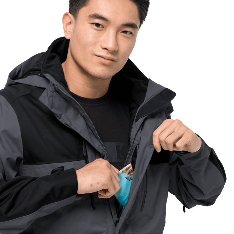Ebony Jasper Flex Men's Brand Jack Wolfskin Collection