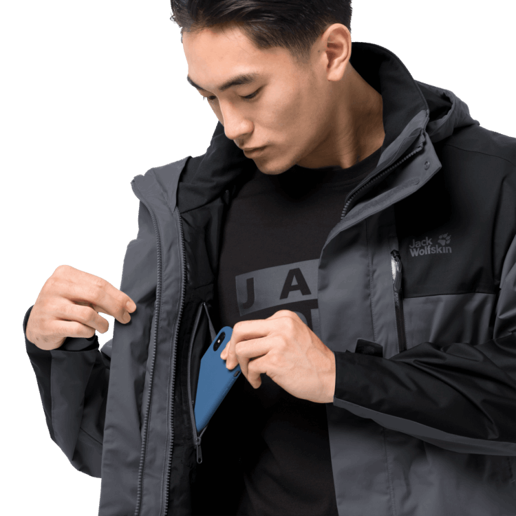 Ebony Jasper Flex Men's Brand Jack Wolfskin Collection