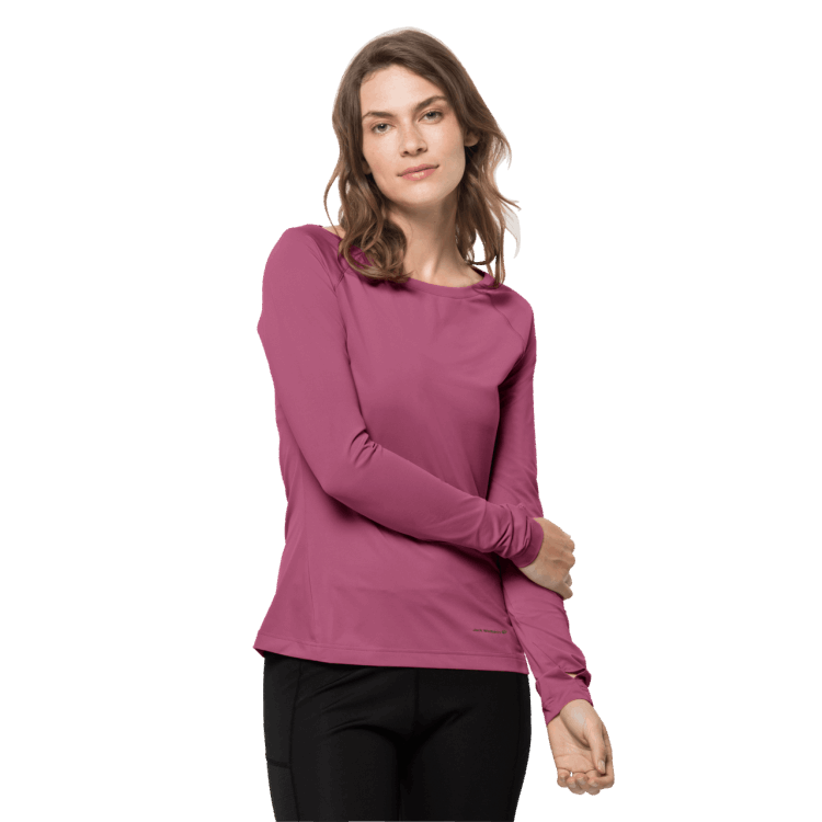 Violet Quartz Women's Tasman L/S Brand Jack Wolfskin Best