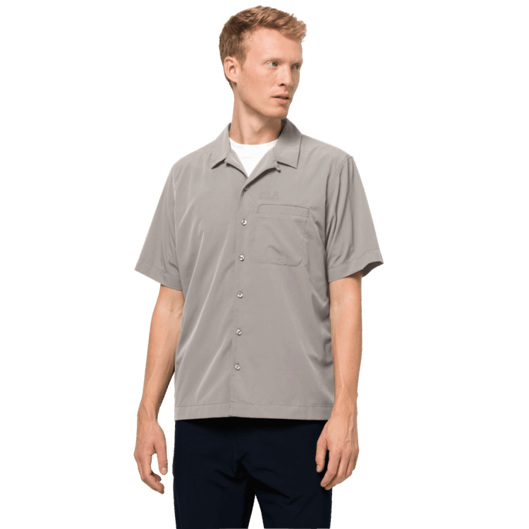 Ash Grey Brand Jack Wolfskin Origin Men's Atacama Shirt