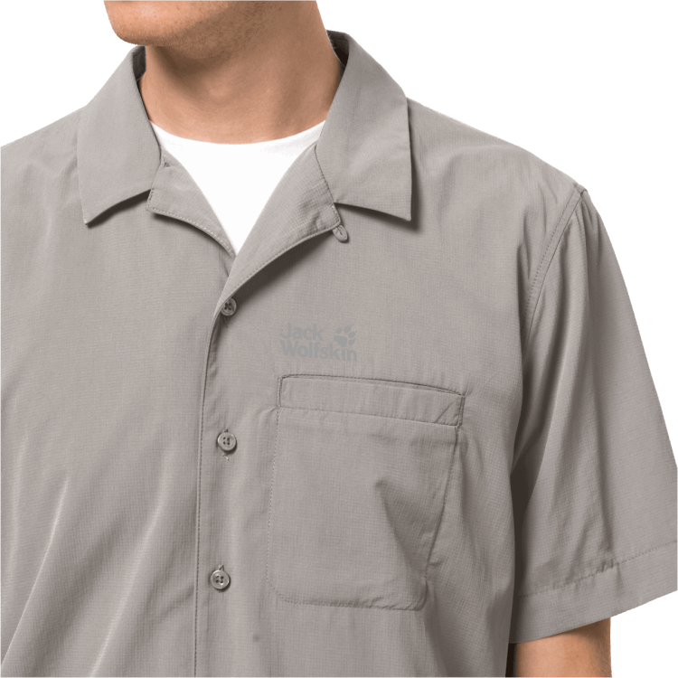 Ash Grey Brand Jack Wolfskin Origin Men's Atacama Shirt