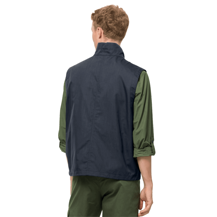 Men's Lakeside Trip Vest Origins Brand Jack Wolfskin Night Blue