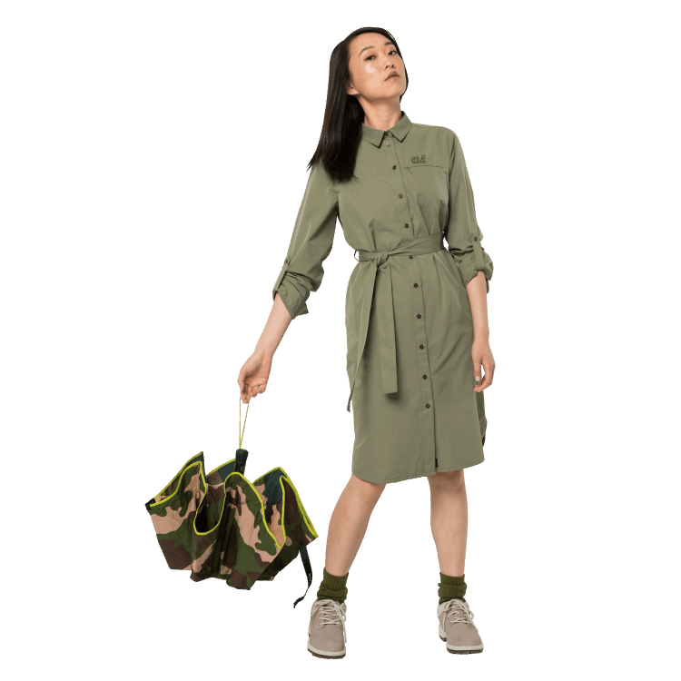Khaki Brand Jack Wolfskin Lakeside Dress Hot