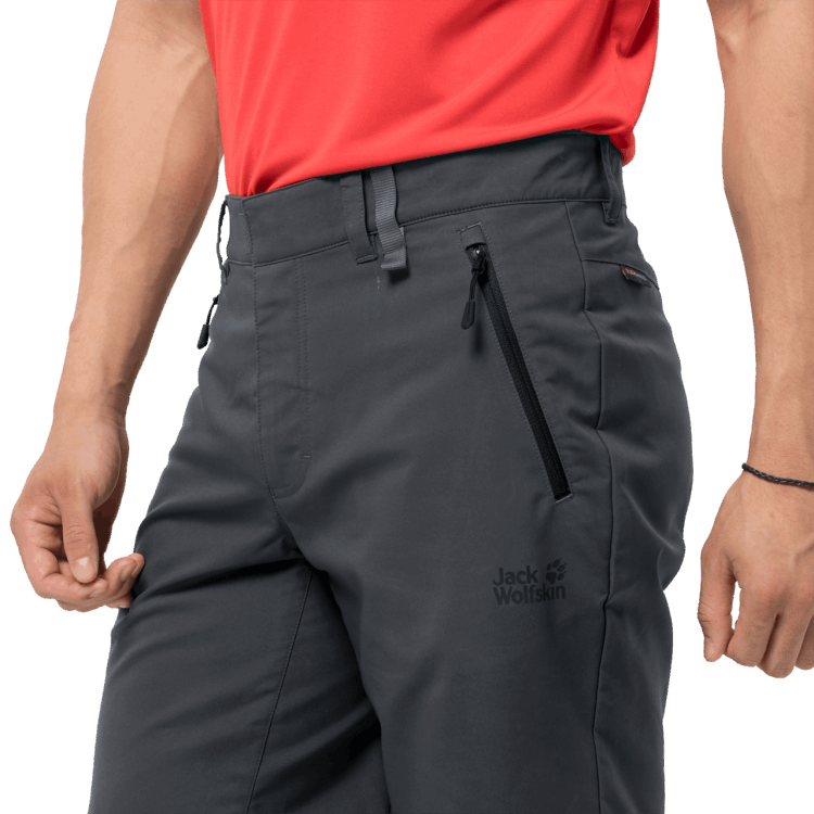 Brand Jack Wolfskin Men's Active Track Shorts Dark Iron Origins