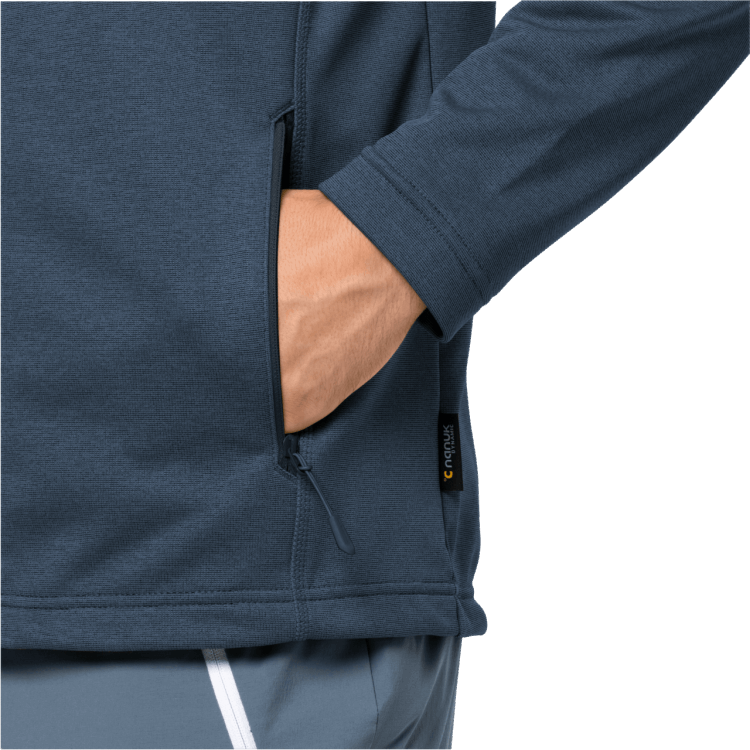 Thunder Blue Men's Horizon Hooded Jacket Brand Jack Wolfskin Collection