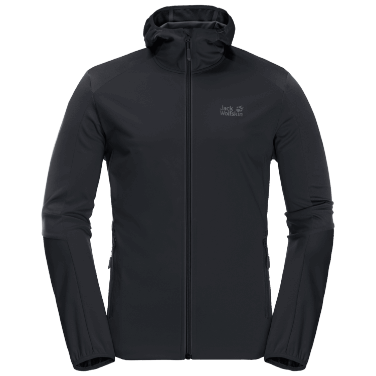 Brand Jack Wolfskin Fashion Black Men's Go Hike Softshell