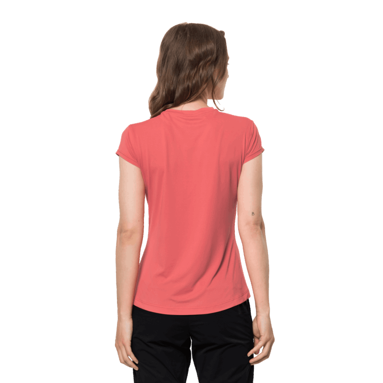 Origin Brand Jack Wolfskin Women's Tasman Short Sleeve Desert Rose