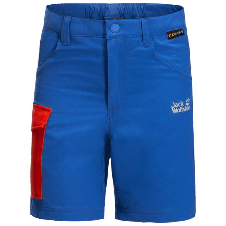 Kid's Active Shorts Coastal Blue Origins Brand Jack Wolfskin