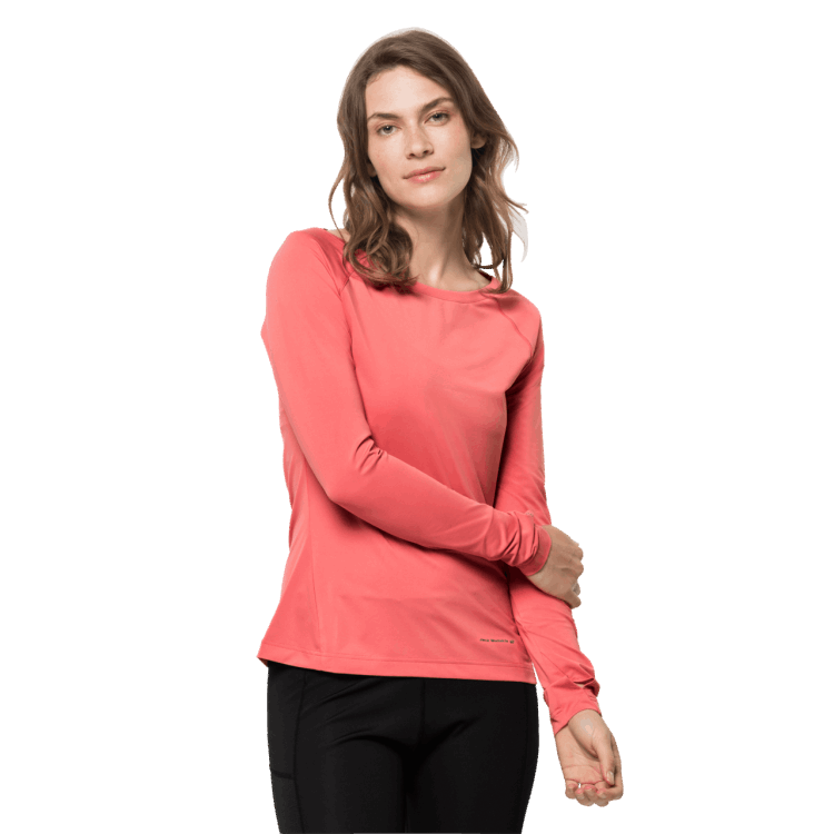 Desert Rose Hot Women's Tasman L/S Brand Jack Wolfskin